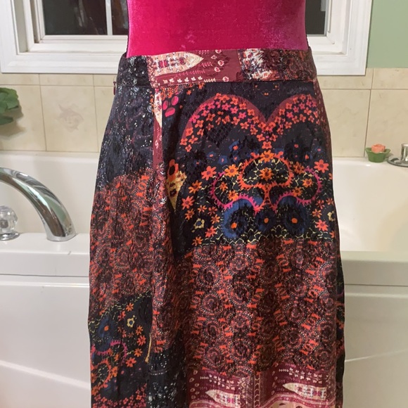 Free People Sweet Dreams Maxi Skirt Size 14 Boho Gypsy - Picture 13 of 15
